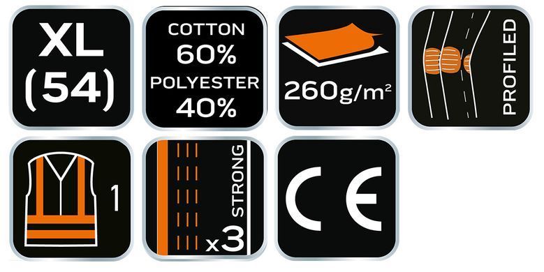 Робочі штани Neo Tools 81-792 Hi Visibility XL