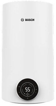 Бойлер BOSCH електр. круглий Tronic 4000T, 50л, 1,5кВт, сухий тен, вертикальний монтаж, електр. кер-ння, B, білий (389780) 7736507576 фото