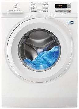 Electrolux Стиральная машина фронтальная, 8кг, 1200, A+++, 58см, дисплей, инвертор, белый EW6FN528WU фото