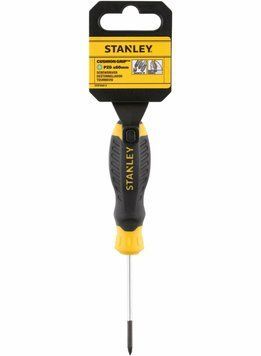 Отвертка крестовая STANLEY "Cushion Grip" S/D "POZIDRIV": PZ0 X 60MM