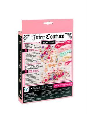 Набір для створення шарм-браслетів Make it Real Juicy Couture Сонячне сяйво 189 ел. (MR4433) dt_56930 фото