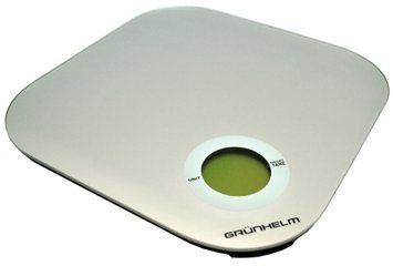 Весы кухонные - KES-10W (белые, квадратные, макс-10кг) (GRUNHELM) 95058 фото