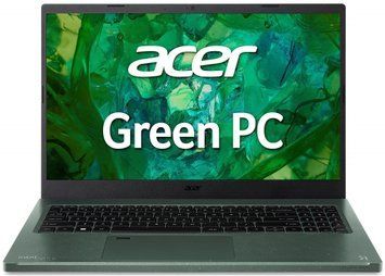 Acer Ноутбук Aspire Vero AV15-53P 15.6" FHD IPS, Intel i5-1335U, 16GB, F512GB, UMA, Lin, зелений (382254) NX.KN5EU.002 фото