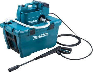 Makita Акумуляторна мийка високого тиску, DHW080ZK, 18В+18В, 80 бар, 330 л/г, 6.7 кг. SOLO (350518) DHW080ZK фото