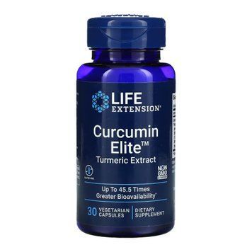 Curcumin Elite&trade; Turmeric Extract	- 30 vcaps Life Extension