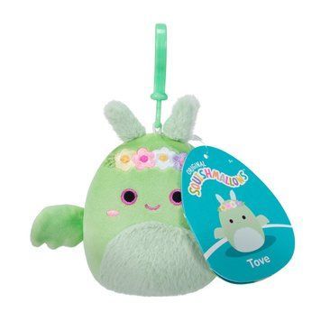 Мягкая игрушка на клипсе SQUISHMALLOWS &ndash; ДРАКОН ТОВ (9 cm) SQCP00217 фото