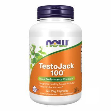 NOW Foods, TestoJack 100, 60 рослинних капсул