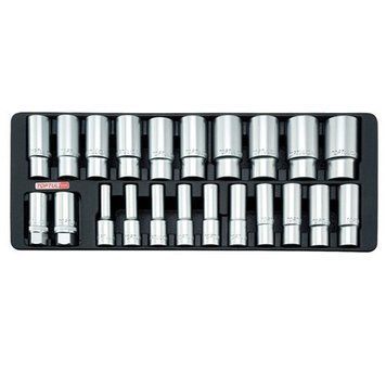 Набір головок довгих 1/2" 8-32мм 22ед. (в ложементі) TOPTUL GAAT2202