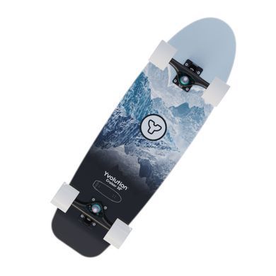 Скейтборд Yvolution Dynamo Cruiser LED 76см, синій (379407)