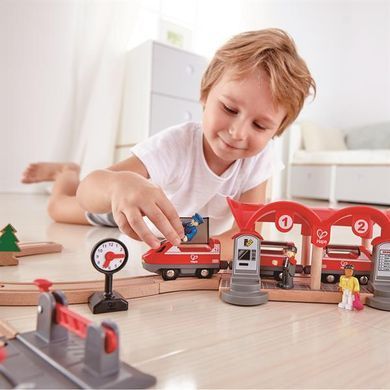 Іграшкова залізниця Hape Місто 51 ел. (E3730) dt_12336 фото
