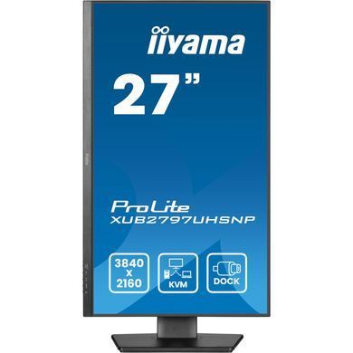 27 "16: 9 IPS RK Monitor, 3840x2160, 1 мс (MPRT), 1xhdmi 2.0/1xdp 1,4/1xdp Out/1xusb C (PD до 96 W) IIYAMA Xub2797UHSNP-B1 3728326 фото