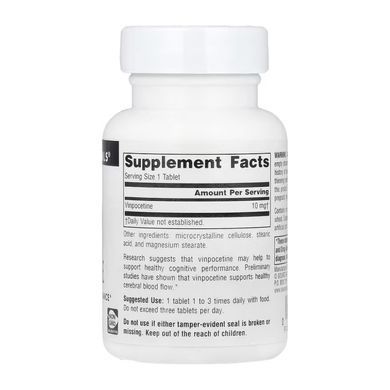 Vinpocetine 10mg - 120 tabs Source Naturals