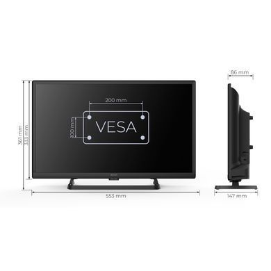 Телевізор 24", HD, Google TV KIVI 24H710QB 3728392 фото