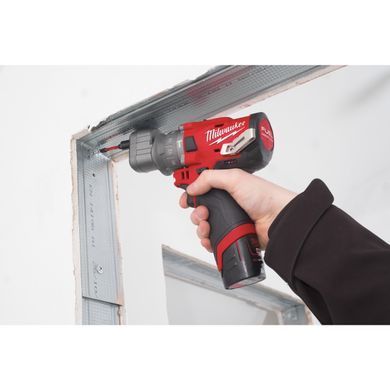 Дрель-шуруповерт с ударом аккумуляторная MILWAUKEE, M12 FUEL FPDX-0 4933464135 фото
