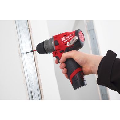 Дрель-шуруповерт с ударом аккумуляторная MILWAUKEE, M12 FUEL FPDX-0 4933464135 фото