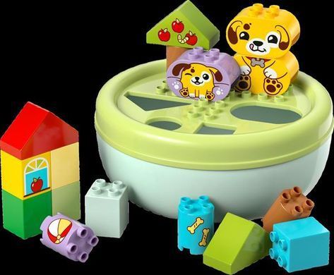 Конструктор LEGO DUPLO My First Сортировщик фигур дом для щенков 17 деталей (10441)