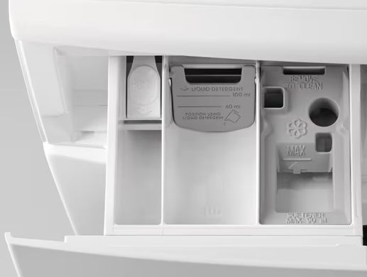 Electrolux Пральна машина фронтальна, 8кг, 1200, A+++, 58см, дисплей, інвертор, білий (363110) EW6FN528WU фото