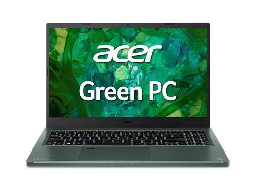 Acer Ноутбук Aspire Vero AV15-53P 15.6" FHD IPS, Intel i5-1335U, 16GB, F512GB, UMA, Lin, зелений (382254) NX.KN5EU.002 фото