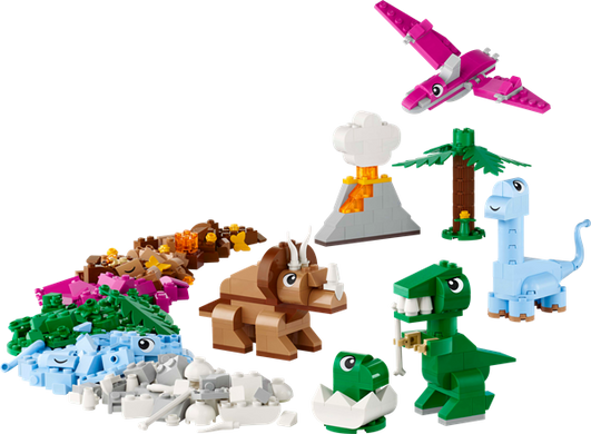 Конструктор LEGO Classic Творческие динозавры 450 деталей (11041)