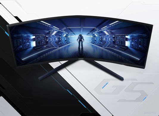 Samsung Монитор 34" Odyssey G5 C34G55TWW D-Sub, 2xHDMI, DP, VA, 3440x1440, 21:9, 165Hz, 1ms LC34G55TWWIXCI фото
