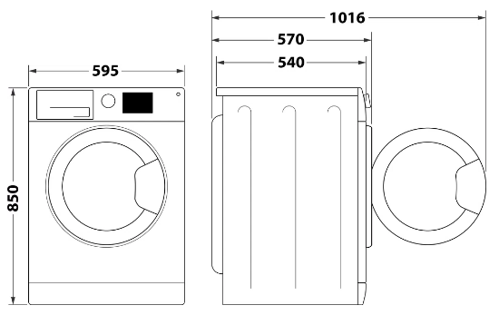 Прально-сушильна машина Whirlpool FFWDB 864349 BV UA (6857199) 869991661320 фото