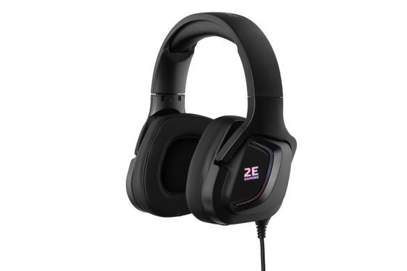 Гарнитура игровая 2E GAMING HG340, 7.1, USB-A, RGB, 2м, чёрный 2E-HG340BK-7.1 фото