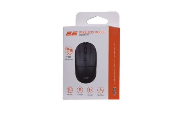 2E Миша MF218 Silent WL BT Black (360060) 2E-MF218WBK фото