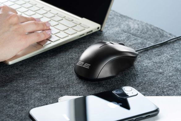 Мышь 2E MF150, USB-A, чорний 2E-MF150UB фото