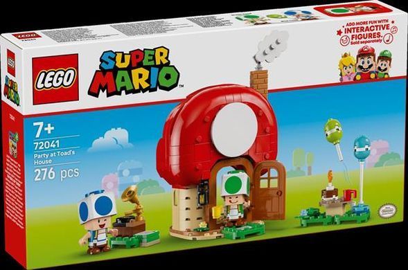 Конструктор LEGO Super Mario Вечеринка в доме Toad 276 деталей (72041)