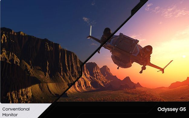 Samsung Монитор 34" Odyssey G5 C34G55TWW D-Sub, 2xHDMI, DP, VA, 3440x1440, 21:9, 165Hz, 1ms LC34G55TWWIXCI фото