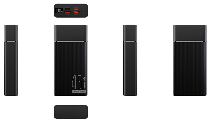 Портативний зарядний пристрій Yenkee YPB 2145 - 20000 mAh PD 45W (Black) (7058367)