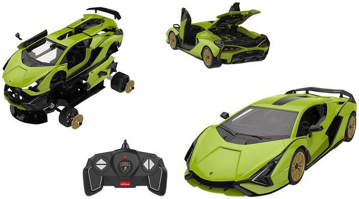 Машинка-конструктор Rastar Lamborghini Sian 1:18. Зелений ibs_4540032 фото