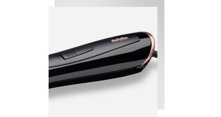 BaByliss Фен-щетка, 1000Вт, режимов-2, иониз-я, хол. обдув, керамика, черный AS126E фото