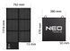 Портативна сонячна панель Neo Tools 120Вт регулятор USB-C 2xUSB 1316x762x15мм IP64 3.5кг (90-141)