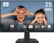 MSI Монітор 24.5" PRO MP251 D-Sub, HDMI, MM, IPS, 100Hz, 4ms, sRGB 101% (372173) 3723172