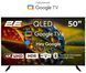 2E Телевизор 50" QLED 4K 60Hz Smart Google TV Black 2E-50A77Q