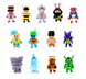 Коллекционная фигурка-сюрприз STUMBLE GUYS W2 (в коробочке, в диспл.)