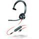 Гарнітура комп'ютерна моно On-ear Poly Blackwire 3315-M, USB-A, всеспрямований, чорний (391138) 76J13AA