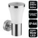 Фасадний світильник NEO TOOLS 99-079, 23,5 см, нержавіюча сталь, IP44, E27