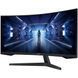 Samsung Монитор 34" Odyssey G5 C34G55TWW D-Sub, 2xHDMI, DP, VA, 3440x1440, 21:9, 165Hz, 1ms LC34G55TWWIXCI