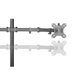 Кронштейн Brateck LDT12-C024N, 13"-32", до 8 кг, VESA від 75x75 до 100x100Кут нахилу: +45&deg;~-45&deg;, Пов BRATECK LDT12-C024N 3725497