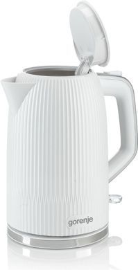 Gorenje Електрочайник 1.7л, Strix-контроль, білий матовий (383658) K17DPW фото