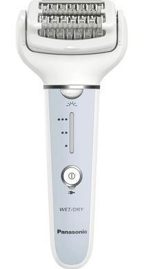Panasonic Эпилятор пинцетный, аккумуляторный, пинцет.-60, влаж.+сух., чехол, насадок-8, голубой-белый ES-EY90-A520 фото