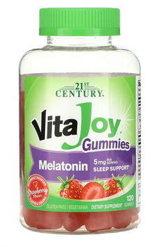 VitaJoy Мелатонінові жувальні цукерки (VitaJoy Melatonin Gummies) 5 мг 120 жувальних цукерок