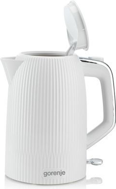 Gorenje Електрочайник 1.7л, Strix-контроль, білий матовий (383658) K17DPW фото
