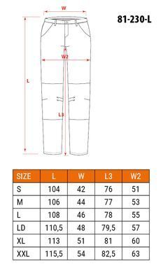 Рабочие брюки Neo Tools 81-230 (2 в 1) L