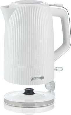 Gorenje Електрочайник 1.7л, Strix-контроль, білий матовий (383658) K17DPW фото