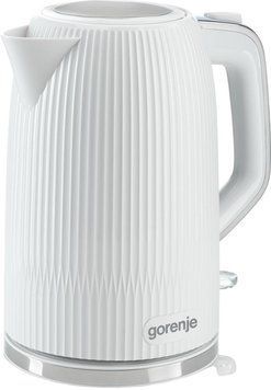 Gorenje Електрочайник 1.7л, Strix-контроль, білий матовий (383658) K17DPW фото
