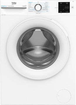 Beko Стиральная машина фронтальная, 8кг, 1000, A+++ (-10%), 55см, дисплей, инвертор, ПАР, белый BM1WFSU38033WW фото