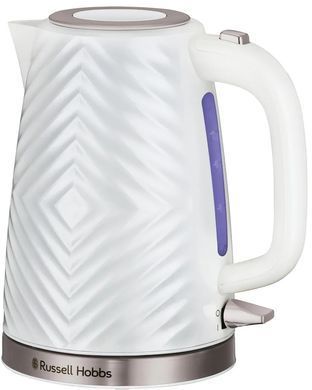 Russell Hobbs Електрочайник 26381-70 Groove, білий (362400) 26381-70 фото